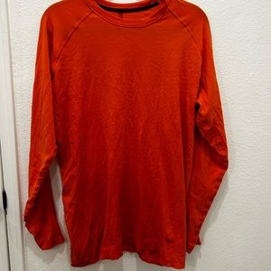Alphalete long sleeve- orange